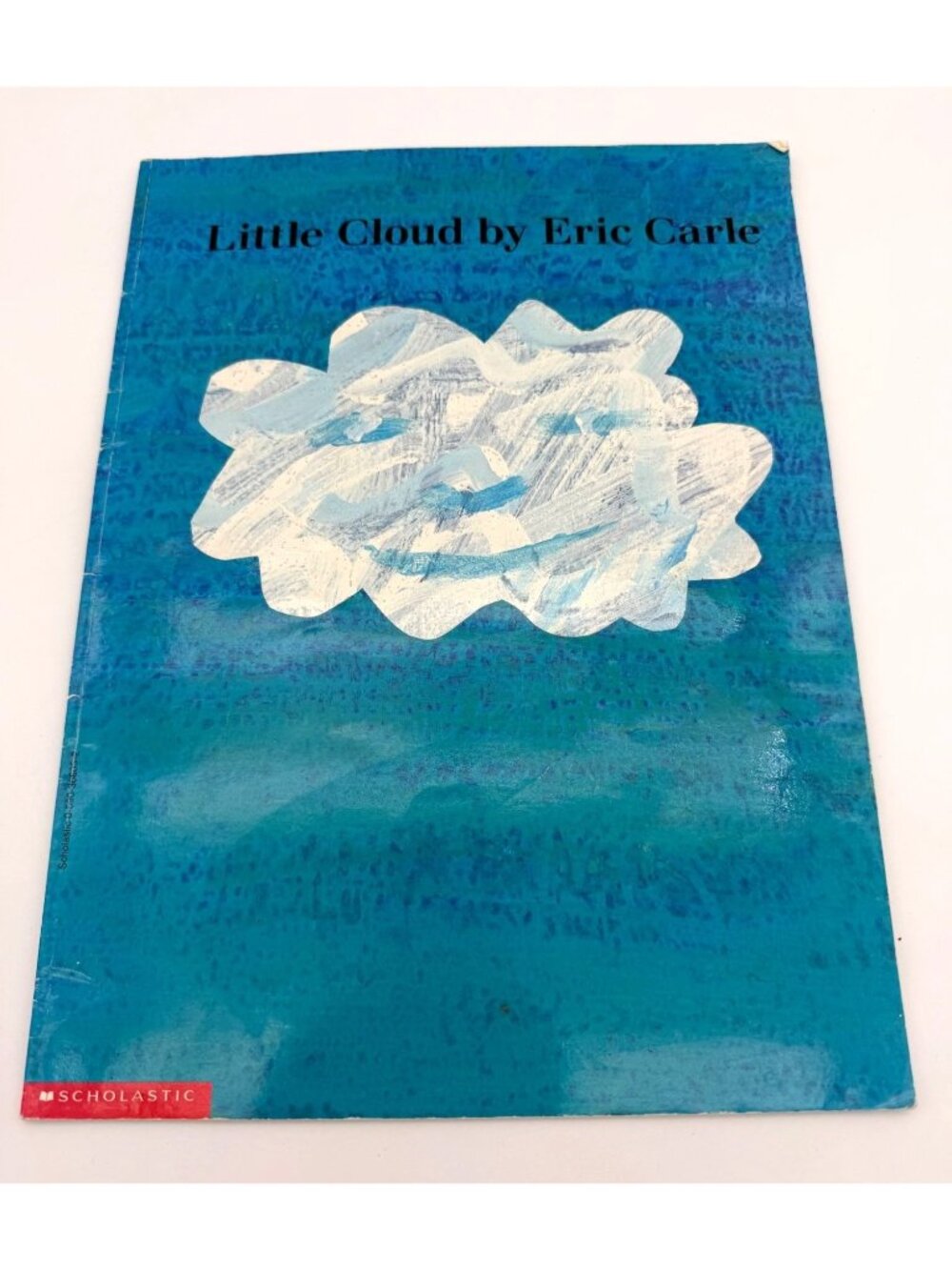 Little Cloud by Eric Carle Children's Vintage Scholastic Paperback Picture Book